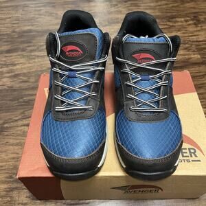 Avenger Work Boots Edge CT A7706 Blue Men’s Sz 7 Safety Toe Oil & Slip Resistant